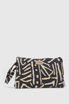 Pochette mare in cotone stampa astratta | Verde Fashion