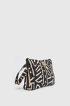 Pochette mare in cotone stampa astratta | Verde Fashion