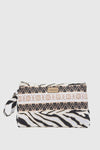 Pochette mare in cotone stampa etnica | Verde Fashion
