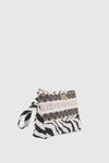Pochette mare in cotone stampa etnica | Verde Fashion