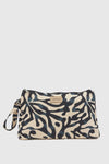 Pochette mare in cotone stampa astratta | Verde Fashion