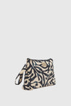 Pochette mare in cotone stampa astratta | Verde Fashion