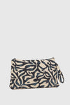 Pochette mare in cotone stampa astratta | Verde Fashion