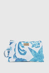Pochette mare in cotone stampa marina | Verde Fashion