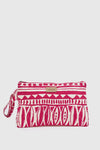Pochette mare in cotone stampa etnica | Verde Fashion