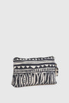 Pochette mare in cotone stampa etnica | Verde Fashion
