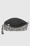 Pochette mare in cotone stampa etnica | Verde Fashion