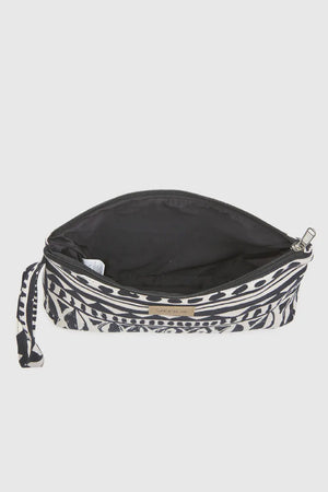 Pochette mare in cotone stampa etnica | Verde Fashion