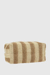 Pochette mare in paglia a righe | Verde Fashion