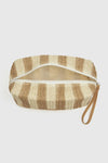 Pochette mare in paglia a righe | Verde Fashion