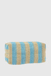Pochette mare in paglia a righe | Verde Fashion