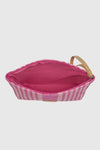Pochette mare in paglia a righe | Verde Fashion