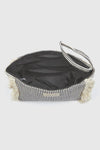 Pochette mare in tessuto a righe | Verde Fashion
