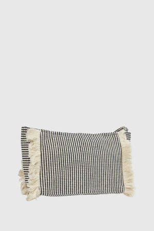 Pochette mare in tessuto a righe | Verde Fashion