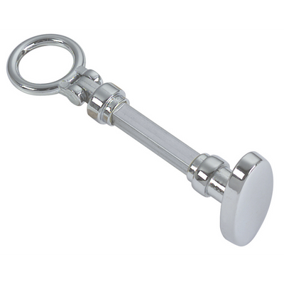 Pomolo E Anello Ottone Cromato