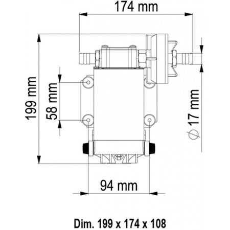 Pompa Ingranaggi Up6 24 V.