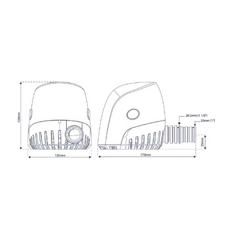 Pompa Orca Auto 1300 Gph 12V