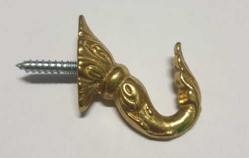 Porta Embrasse Cigno Medio Oro Mm.35X30 Vintage