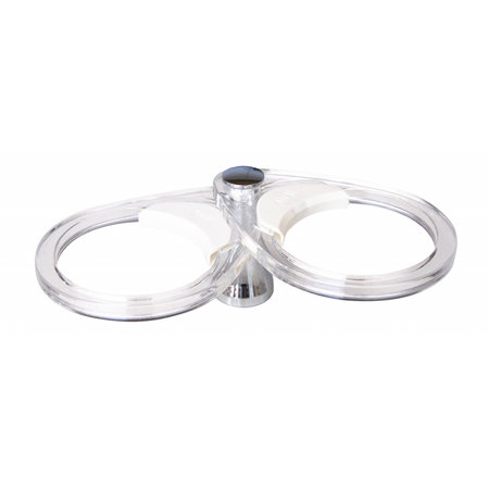 Portabicchiere In Ottone Cromato