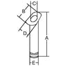 Portacanna Inox Inclinato 15°