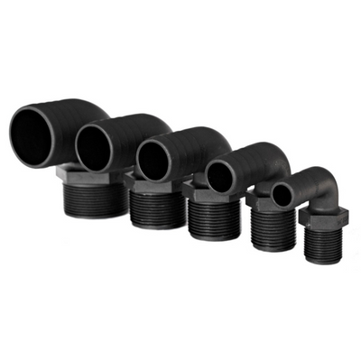 Portagomm Nero 90° Filet 11/4 32Mm