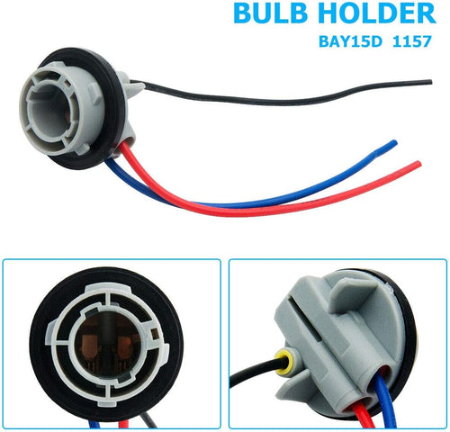 Ricambio Portalampada BAY15D P21/5W 12V Per Auto Cablaggio Compatibile Universale