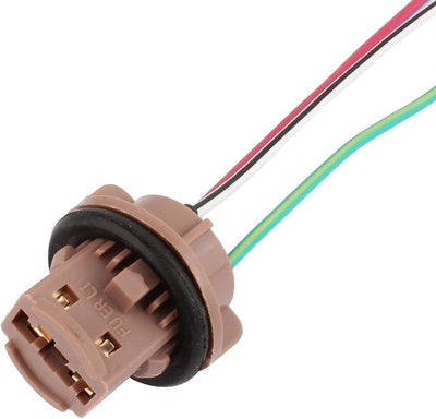 Portalampada Connettore T20 7443 W21/5 12V Ricambio Per Auto Compatibile Con Cablaggio