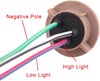 Portalampada Connettore T20 7443 W21/5 12V Ricambio Per Auto Compatibile Con Cablaggio