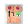 Portaoggetti sexy con tette di peluche cm 27×31 per festa di addio al celibato