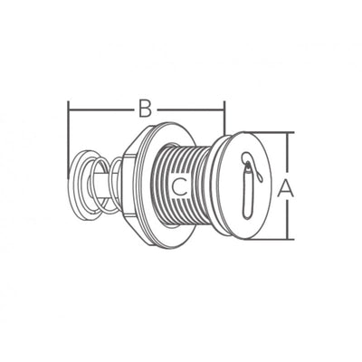 Portaparabordi Per Cime Ø Mm.6/8