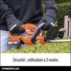Dimensione a doppia altezza di potenza Powdpg7531 - 20 V Batteria, senza batteria o caricabatterie, lama da 580 mm, deviazione da 18 mm