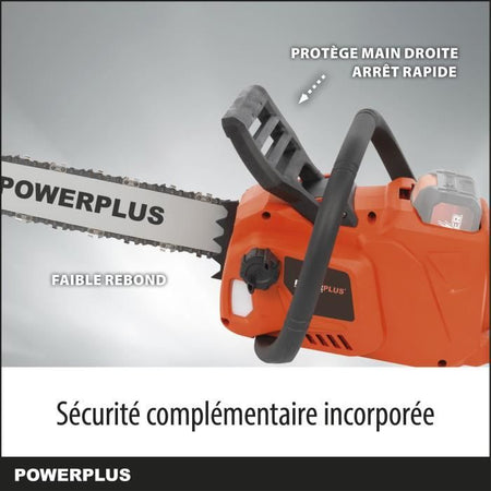 Powerplus Dual Power Powdpg7576 - 40 V Cataino a batteria, guida da 350 mm, senza batteria o caricabatterie