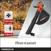 Dual Power Power 3-in-1 Powdpg75270 Batteria foglia Blower-40 V, 210 km/h, senza batteria o caricabatterie