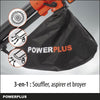 Dual Power Power 3-in-1 Powdpg75270 Batteria foglia Blower-40 V, 210 km/h, senza batteria o caricabatterie