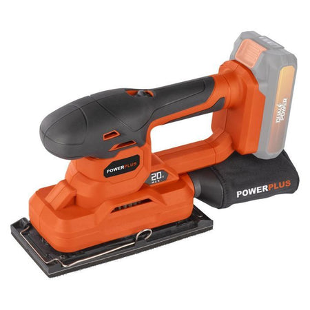 Levigatrice orbitale a batteria 20V 187x90mm - DUAL POWER POWDP50300 - Consegnata senza batteria né caricabatterie