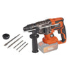 Prank wireless martellino 40v 5j SDS -Plus Brushless + 5 Accessori - Dual Power Powdp15680 - consegnato senza batteria o caricabatterie