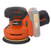 Wireless Eccentric Sander 20V 125 + 1x Abrasive G80 - Dual Power Powdp50400 - consegnato senza batteria o caricabatterie