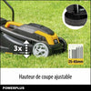 Cortadora de césped eléctrica y bordeadora - POWERPLUS - POWXG62205T - Cortadora de césped de 1300 W y 32 mm de diámetro - Bordeadora de 250 W y 220 mm de diámetro