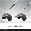 Powerplus Electric Brushcutter Powxg30405 - Bordure & Debrusaille Filo elettrico di 1000 W