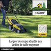 POWERPLUS Segadora eléctrica 2000W 42cm - Mulching
