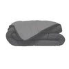 Piumino HUDSON in microfibra leggera 200 g / m 220x240 cm Acciaio e argento