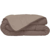 Piumino HUDSON in microfibra leggera 200 g / m 220x240 cm Taupe e lino