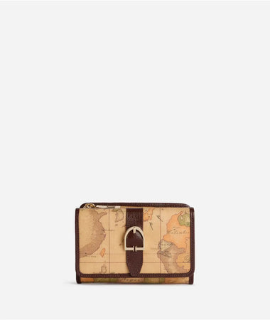 1^ Classe Portafoglio donna Valley Geo portafoglio bifolder medio Castagna PP03/G611 0529