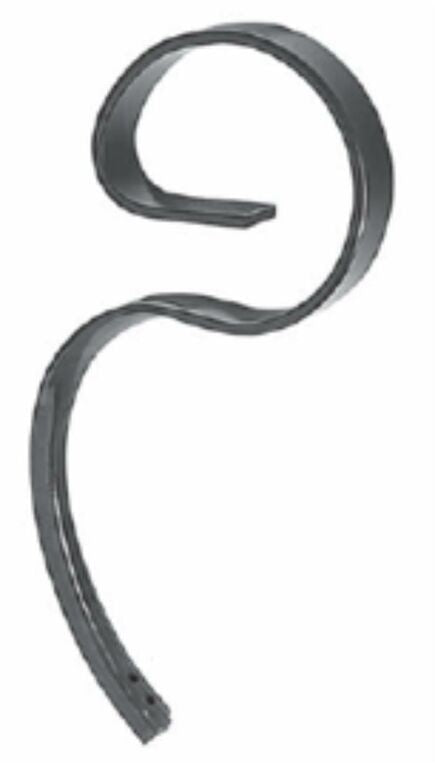 Molla senza vomere con interasse 28mm 60x12mm Confezione da 1pz