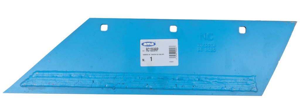 Vomere 20" adattabile Lemken 3352234 con riporto di saldatura dx Confezione da 1pz
