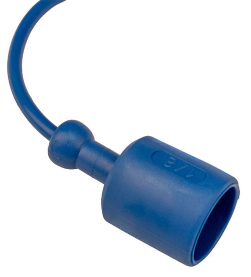 Tappo per innesto rapido blu maschio da M1/2
