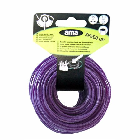 Monofilo Seghettato A Sezione Quadrata d.3,30 mm. 15 mt. per Decespugliatore Ama