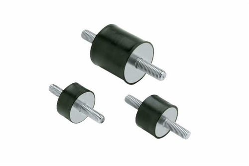 Antivibrante cilindrico maschio/maschio 50x45mm M10 1 pezzo Confezione da 2pz