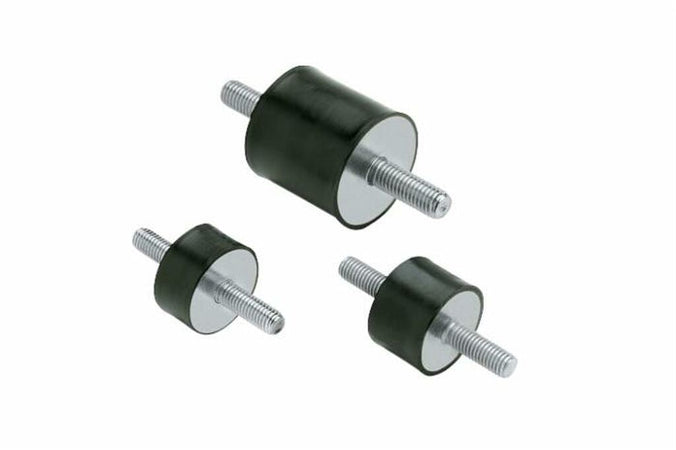 Antivibrante cilindrico maschio/maschio 50x45mm M10 1 pezzo Confezione da 2pz