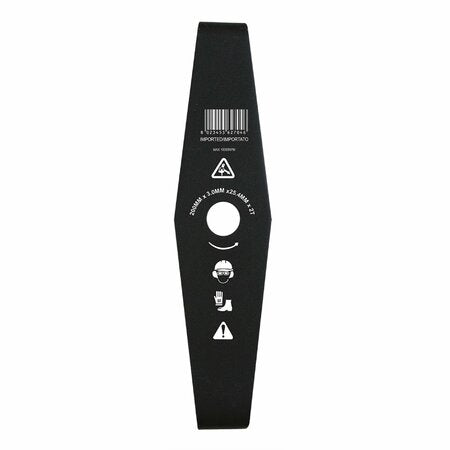 Disco Mulching per Erba A 2 Denti d.200 mm.3  mm.25,4 per Decespugliatore Ama